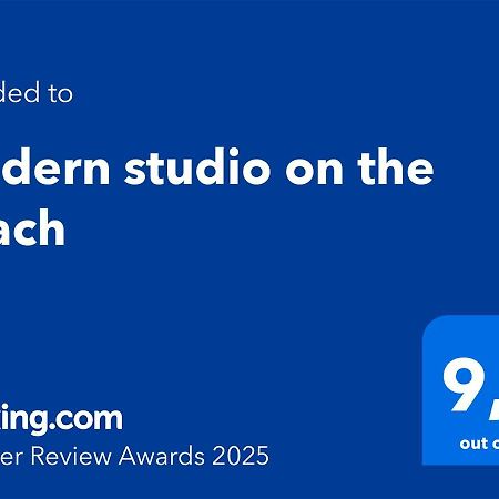 Modern Studio On The Beach กาโกรอนเต ภายนอก รูปภาพ