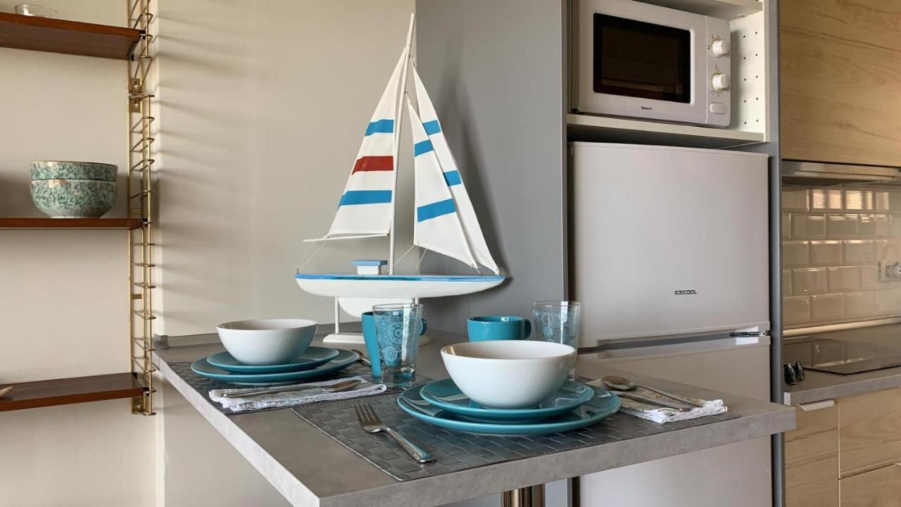 Modern Studio On The Beach กาโกรอนเต ภายนอก รูปภาพ
