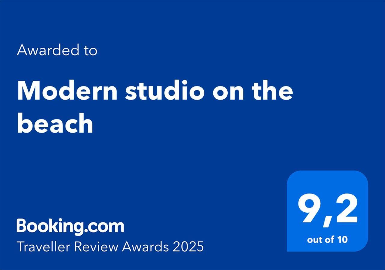 Modern Studio On The Beach กาโกรอนเต ภายนอก รูปภาพ